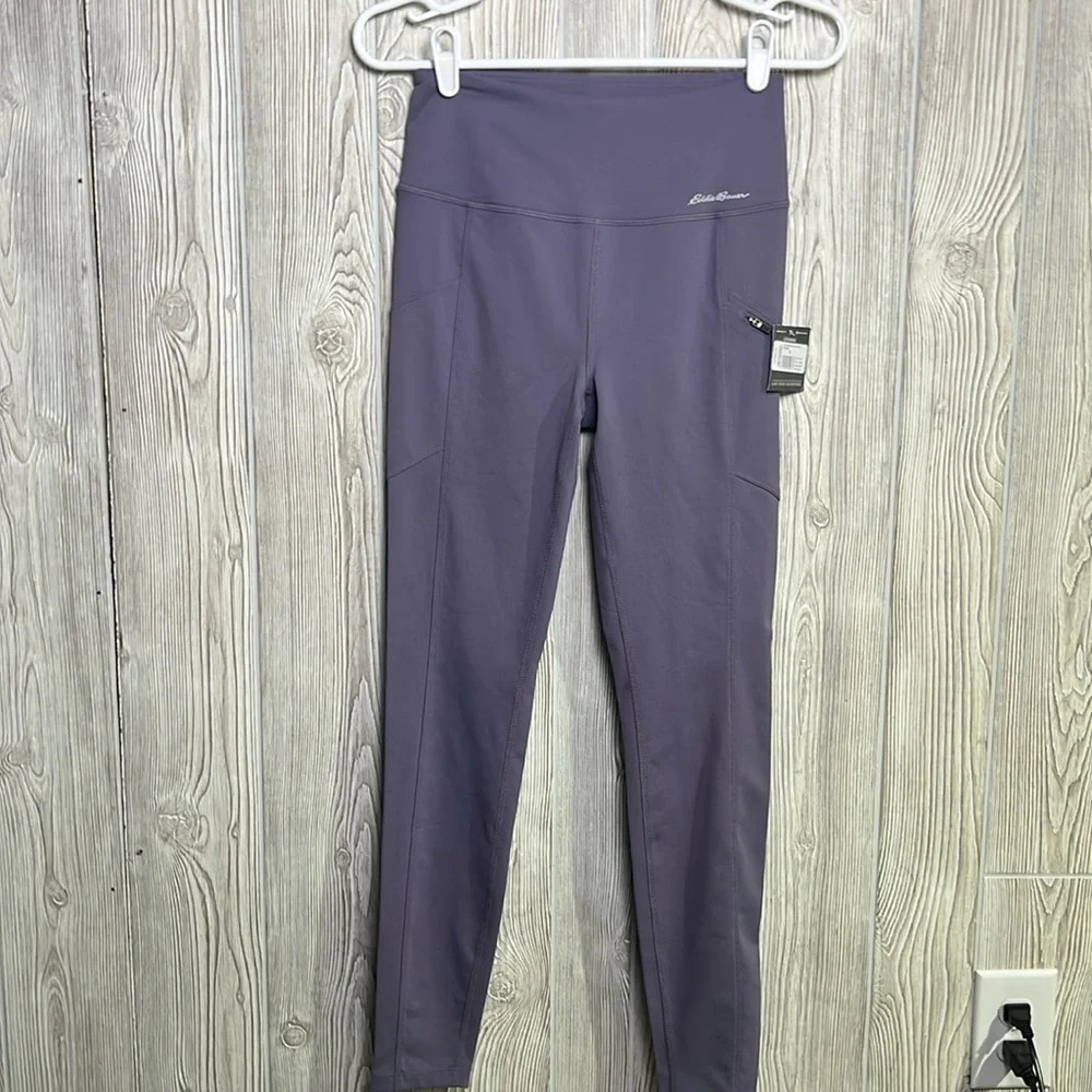 Women's  Eddie Bauer Traverse Trail High-Rise Leggings Plum XS